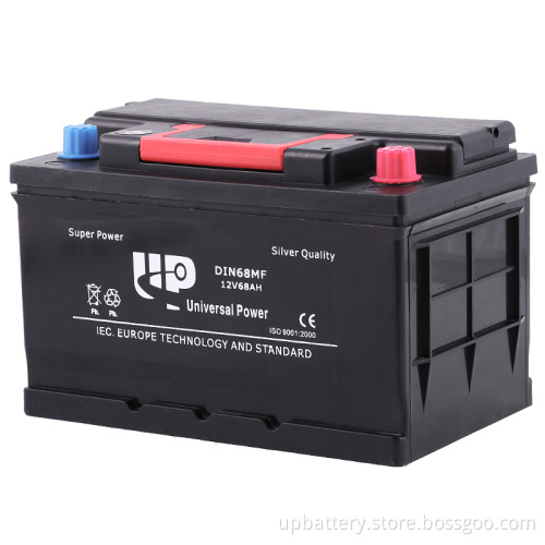 Sealed Maintenance Free Auto Battery (DIN68 MF 12V 68AH)